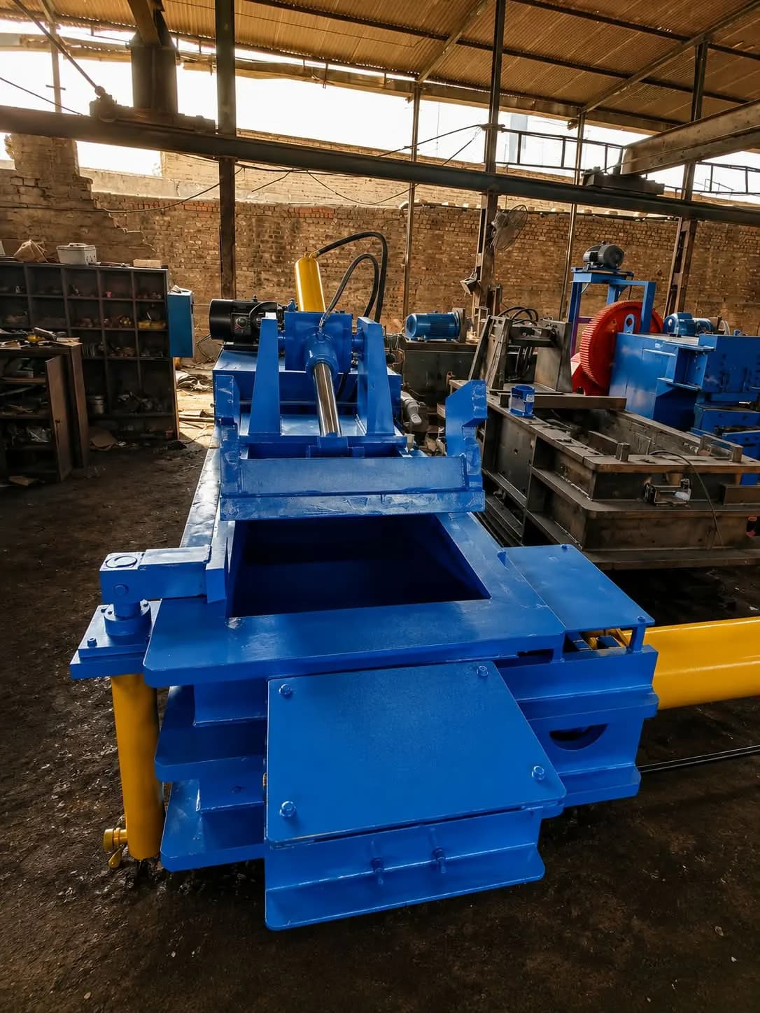 Double Action Baling Press Machine - Rear View