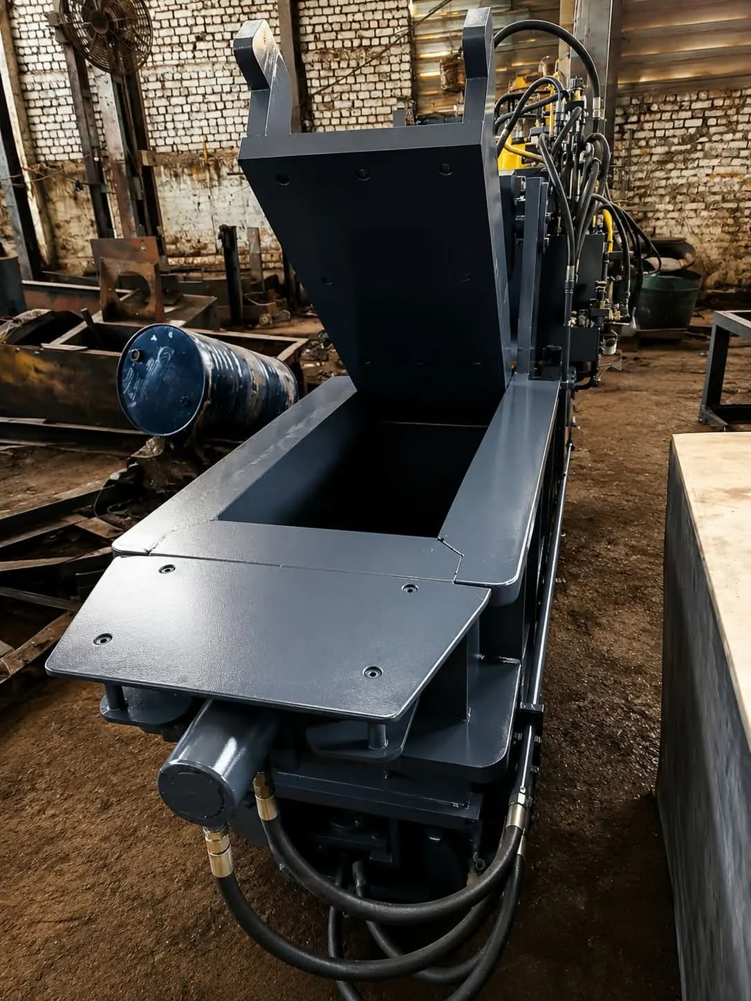 Triple Action Baling Press Machine - Rear View