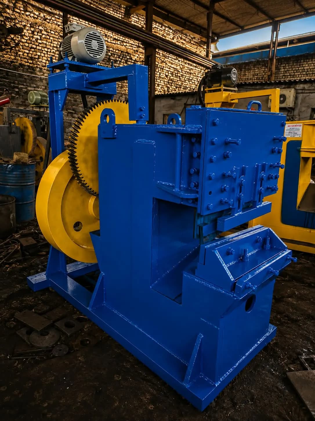 Hydraulic Alligator Scrap Shear Machine - Rear View