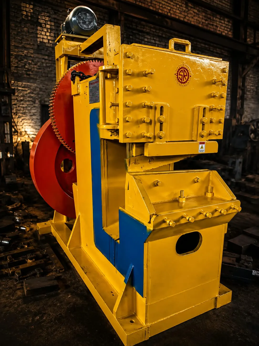 Mechanical Alligator Scrap Shear Machine - Side View