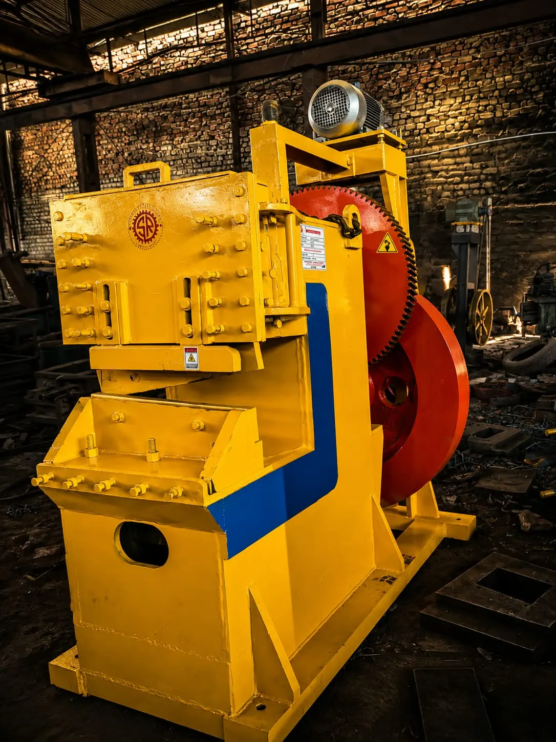 Mechanical Alligator Scrap Shear Machine - Rear View