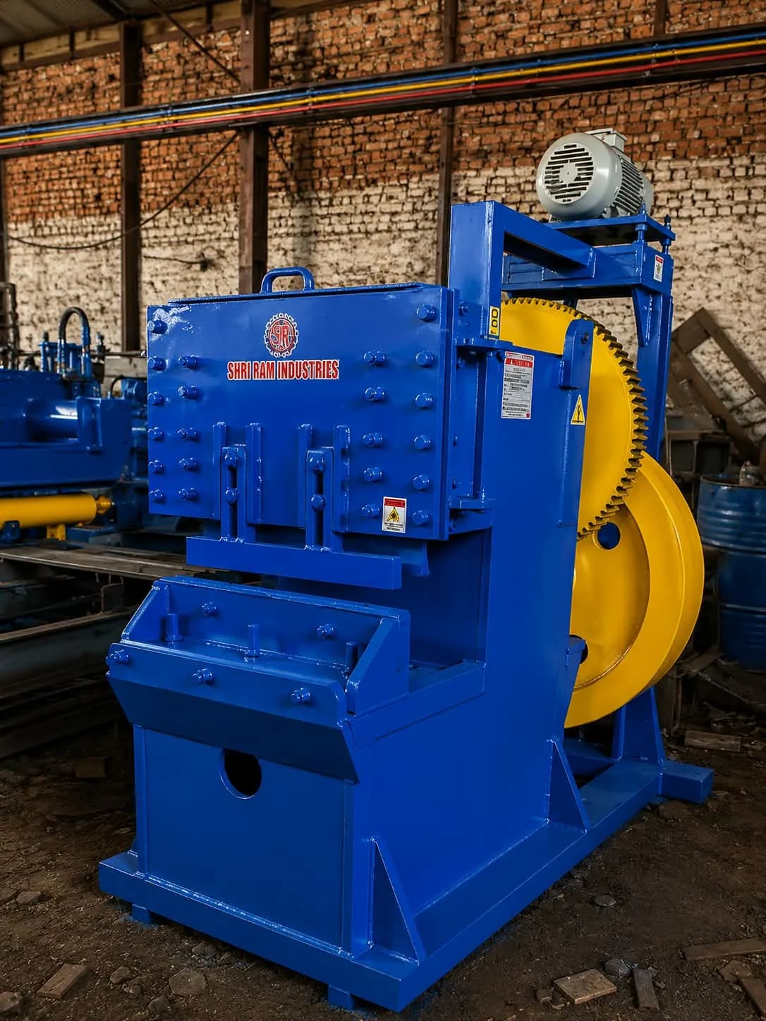 Hydraulic Alligator Scrap Shear Machine - Side View