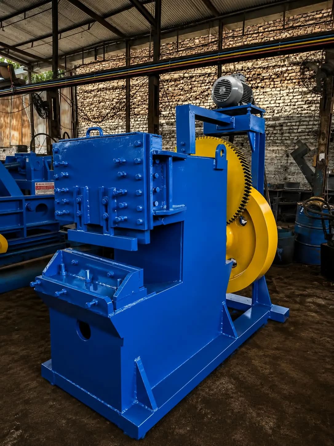 Mechanical Alligator Scrap Shear Machine - Working Photo